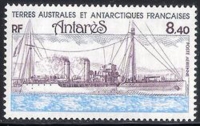 Почтовая марка Французские территории в Антарктике. Михель № 166
